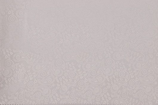 Taft Paisley Weiß