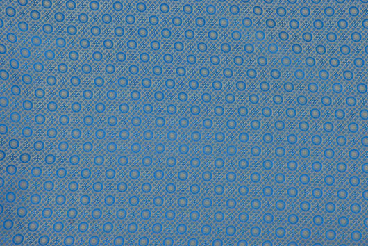 Taft gepunktet Blau