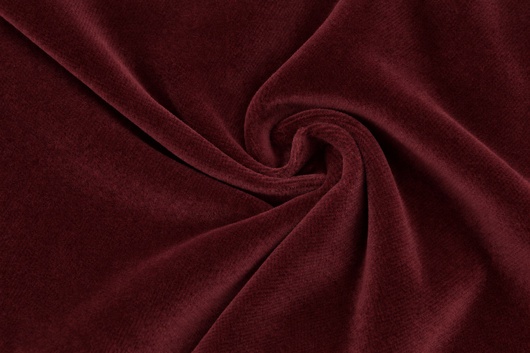 Premium Samt 100% Baumwolle Bordeauxrot