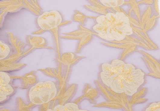 Organza Bestickt