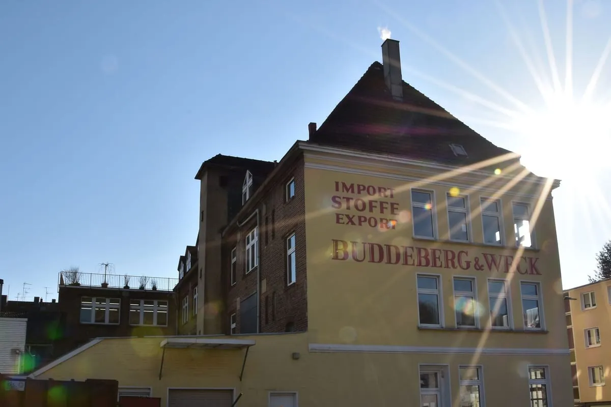 Das Haus von Buddeberg & Weck in der Plüschowstraße in Wuppertal